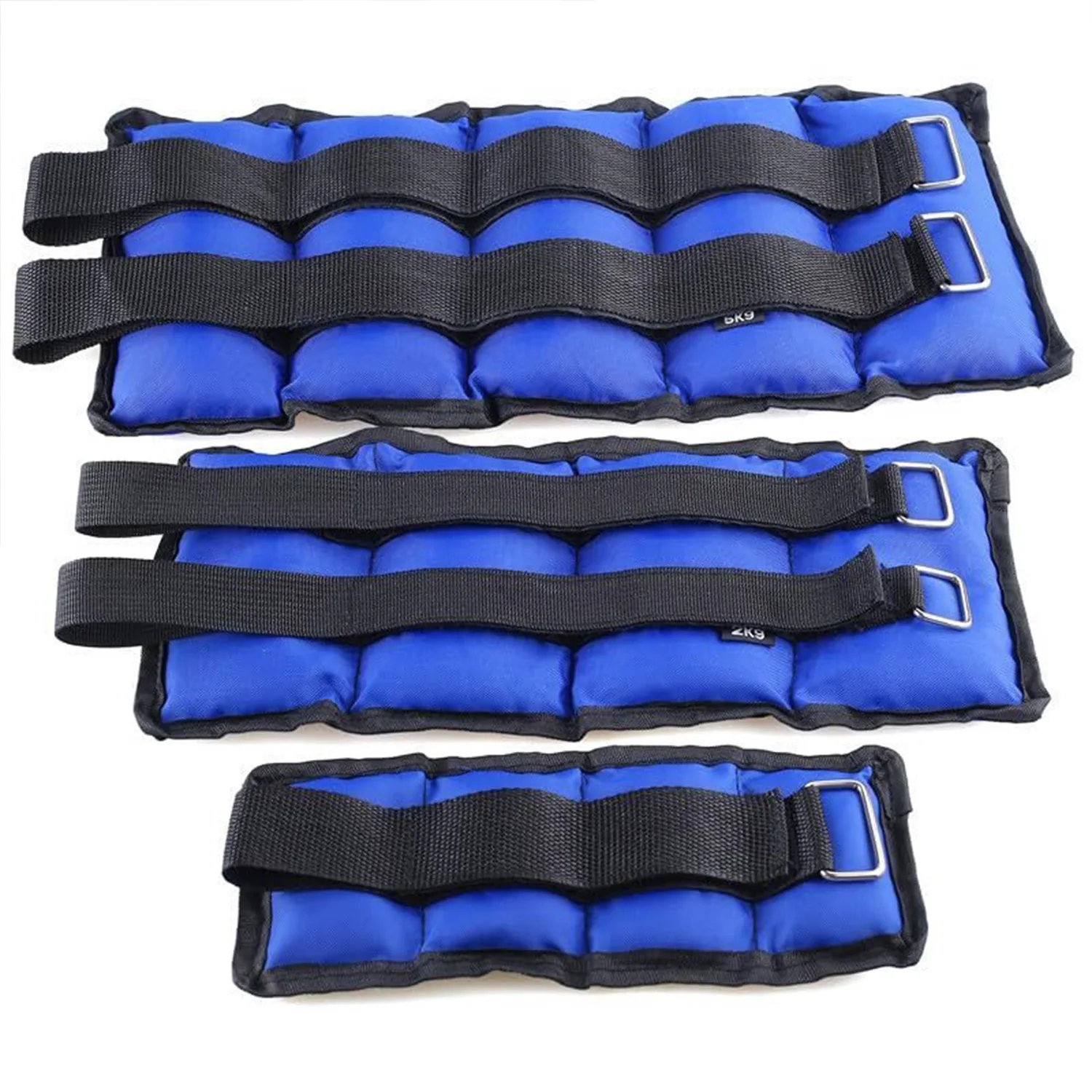 DECODEKO Peso para Tobillo, 2 Pesas para Brazos de 0.25-5 Kg Pesas para Muñecas, Pesas para Correr Ajustables