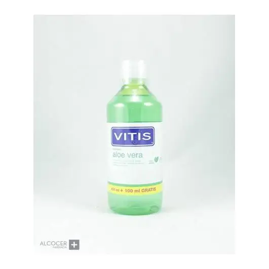 Dentaid VITIS ALOE VERA COLUTORIO 500 ML - Sin Alcohol - Higiene Integral - Uso Diario
