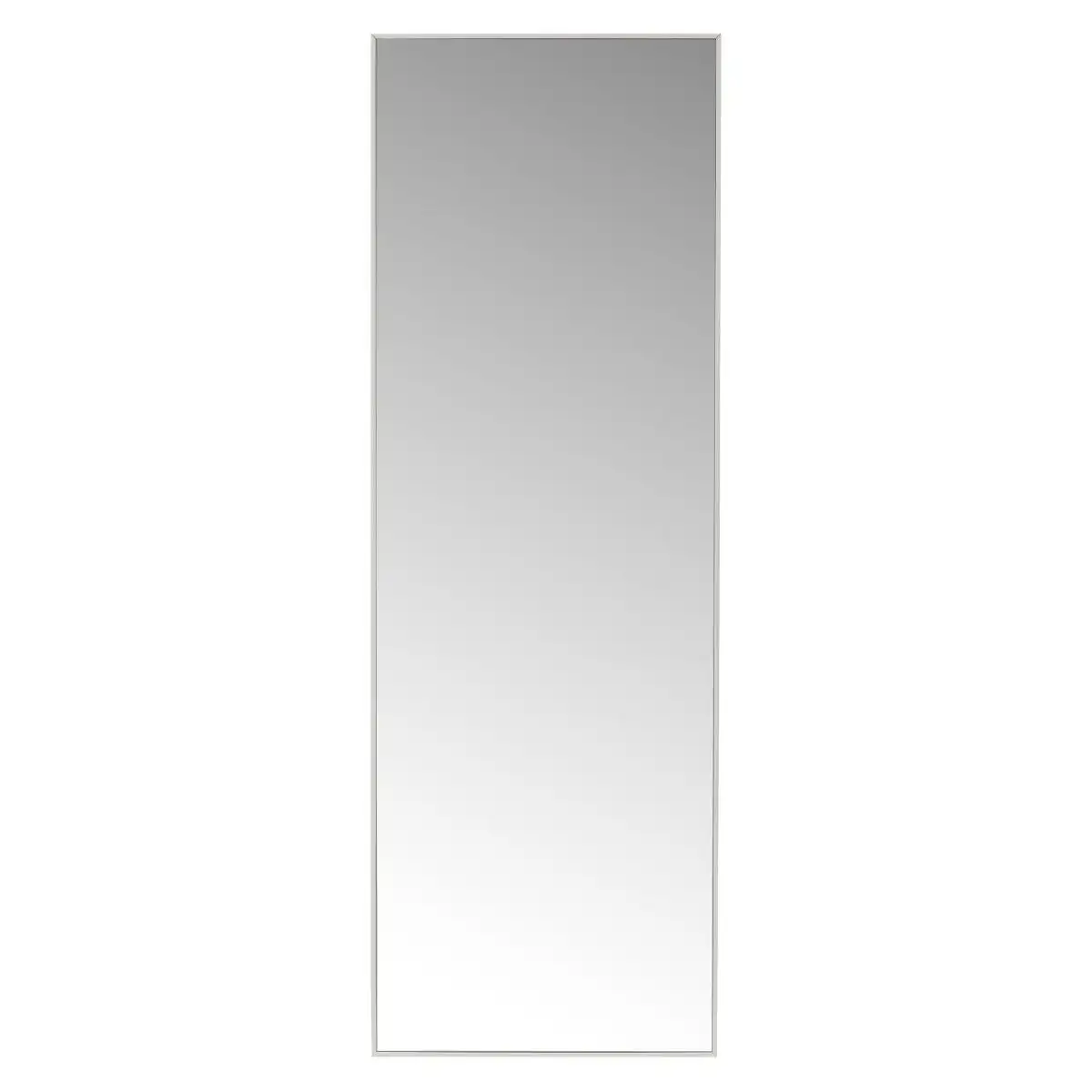 Lola Home Espejo de pared blanco de poliestireno de 30x90 cm
