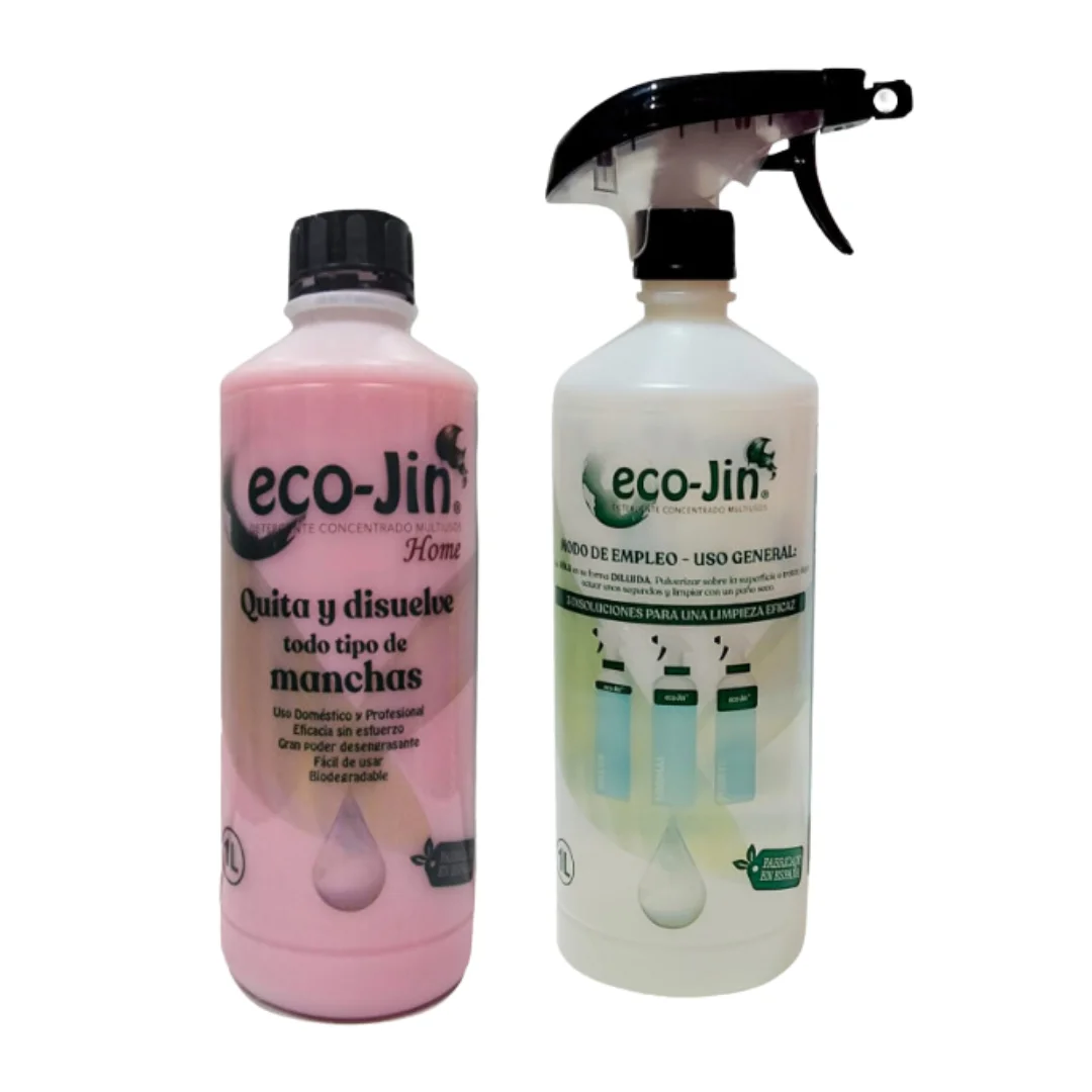 Pink HOME ECOJIN Starter pack + 3 Laboncler Diffusers-Cleaning Set for HOME. Scrubber, degreaser. Clean without toxic. Take care of your health and home. For all surfaces. Eco jin. Cleaner shines