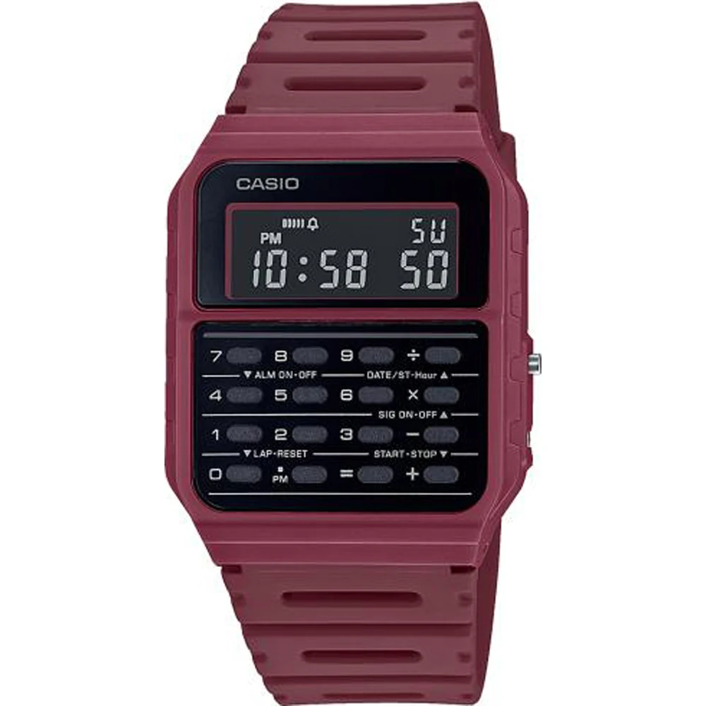 Casio unisex digital quartz watch with resin strap ca-53wf-4b