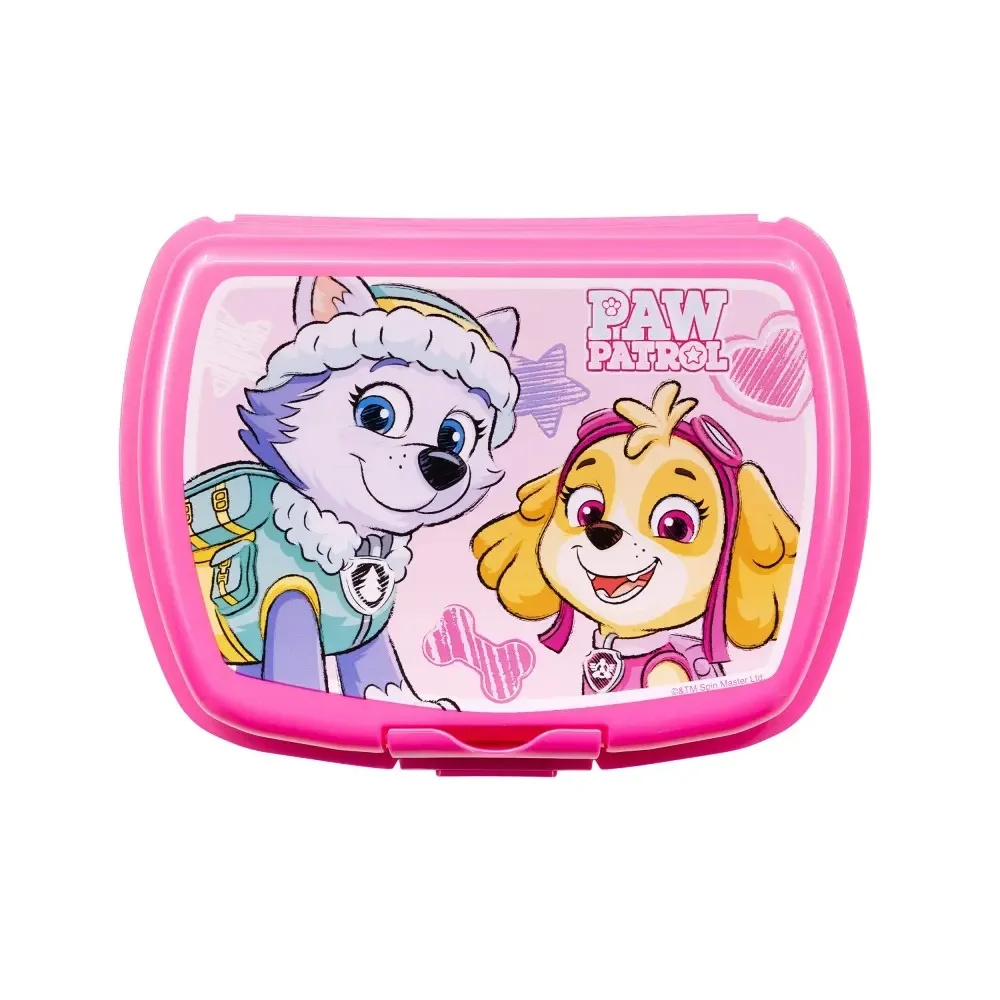 SANDWICHERA PAW PATROL,LONCHERA BOX PORTA MERIENDA FIAMBRERA,BOLSAS Y ESTUCHES PARA EL ALMUERZO,FESPU