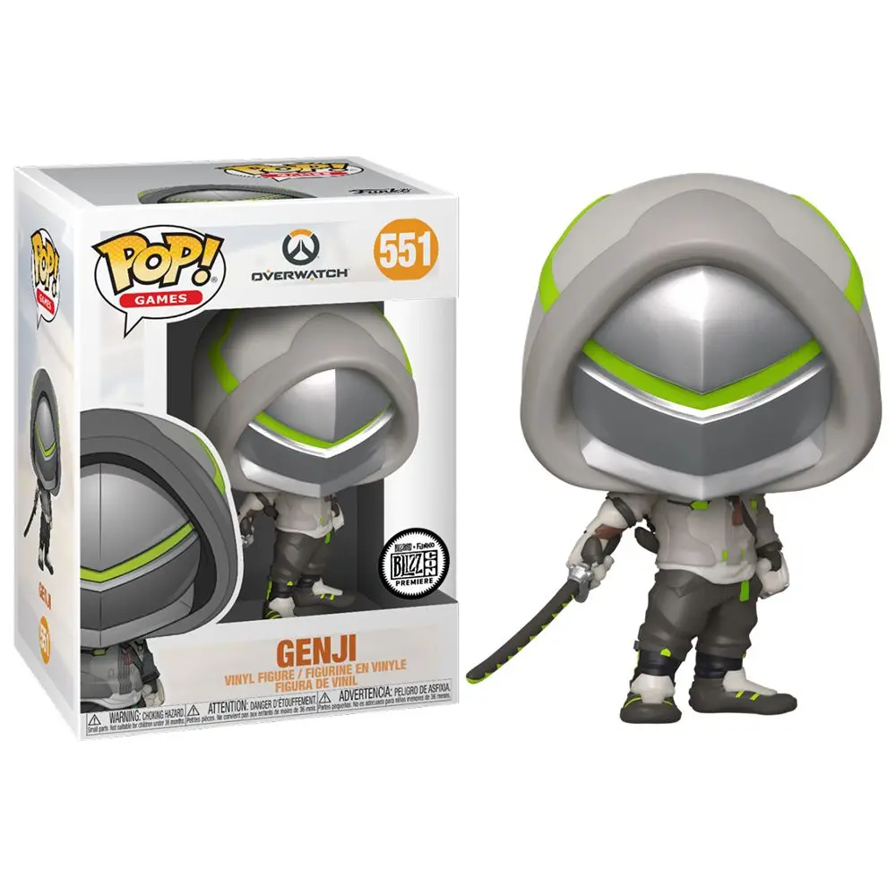 FUNKO POP! OVERWATCH 2 - GENJI, 44223, Nº551, TIENDA CON LICENCIA OFICIAL