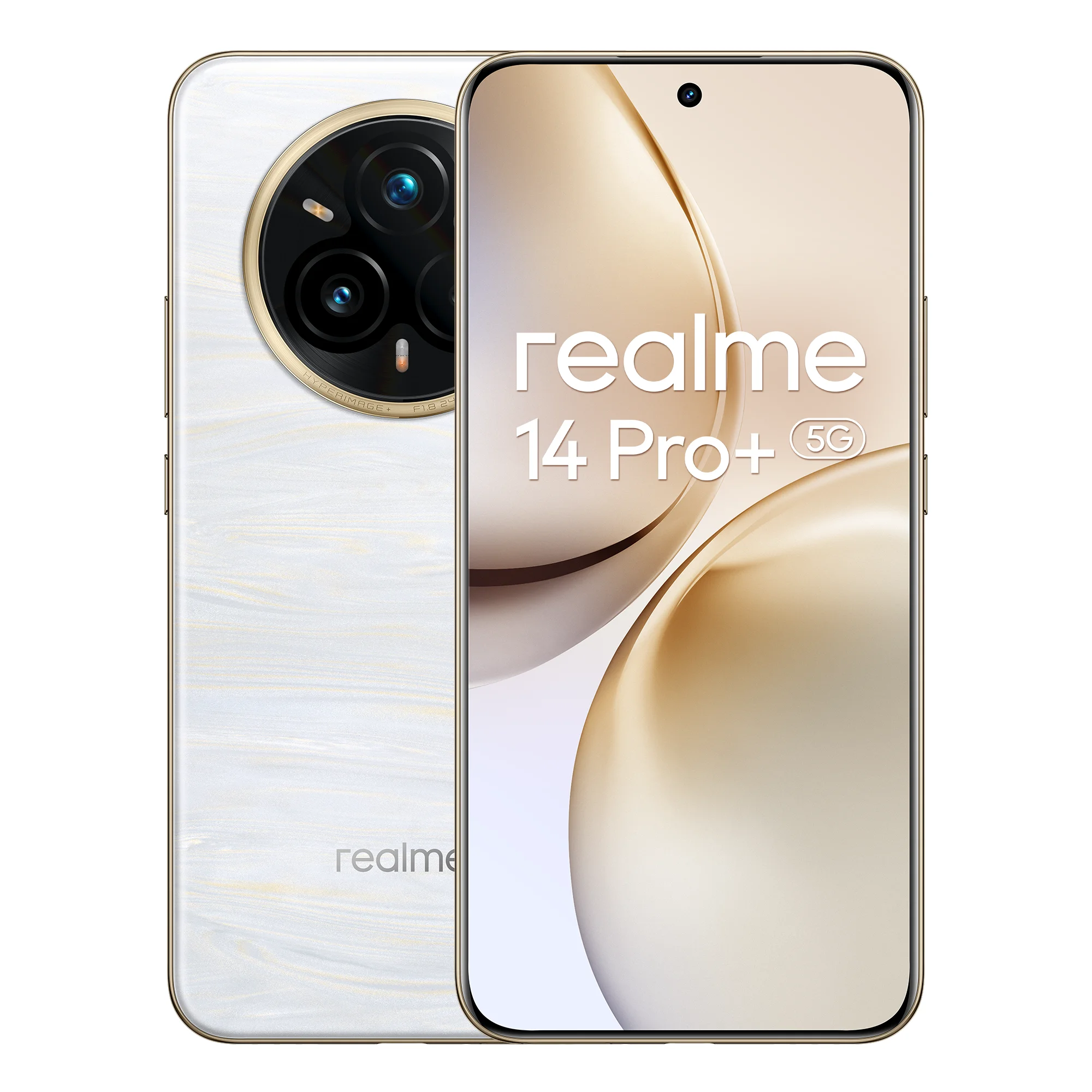Teléfono - realme 14 Pro Plus 5G Smartphone, Versión Europea, Cámara Sony 3X Periscope OIS, Gran Batería 5260mAh, Diseño sensible al frío que cambia de color, Pantalla de curva cuádruple sin bisel, Chipset Snapdragon® 7s Gen 3 5G,  IP66/68/69