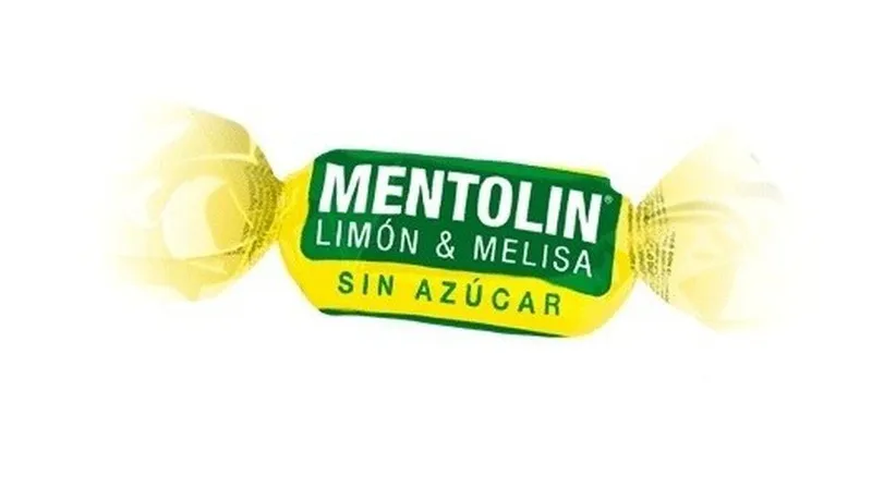 Mentholin lemon candies and sugar-free MELISA 1KG bag.