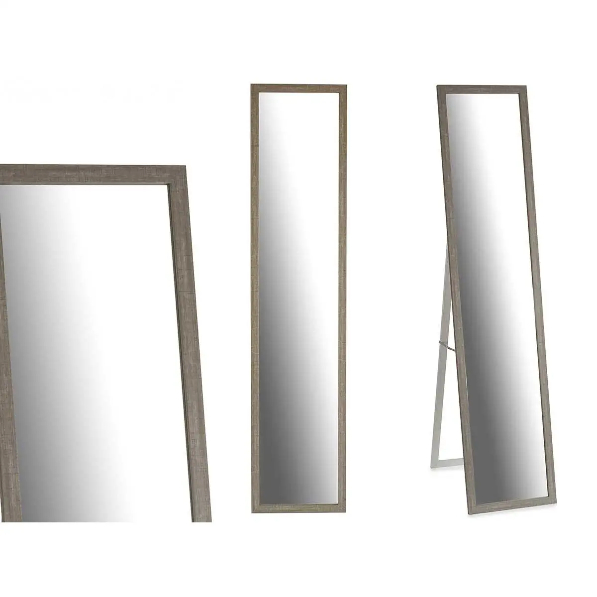 Factory Cuadros Espejo Pie 30 X 120 Cm Gris