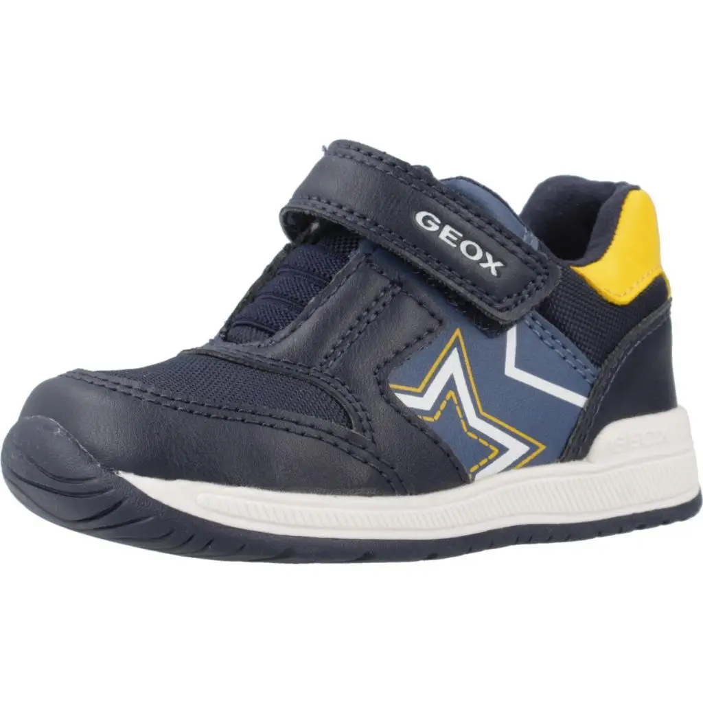 Geox Kids' Rishon Sneakers - Breathable Comfort for Young Adventurers