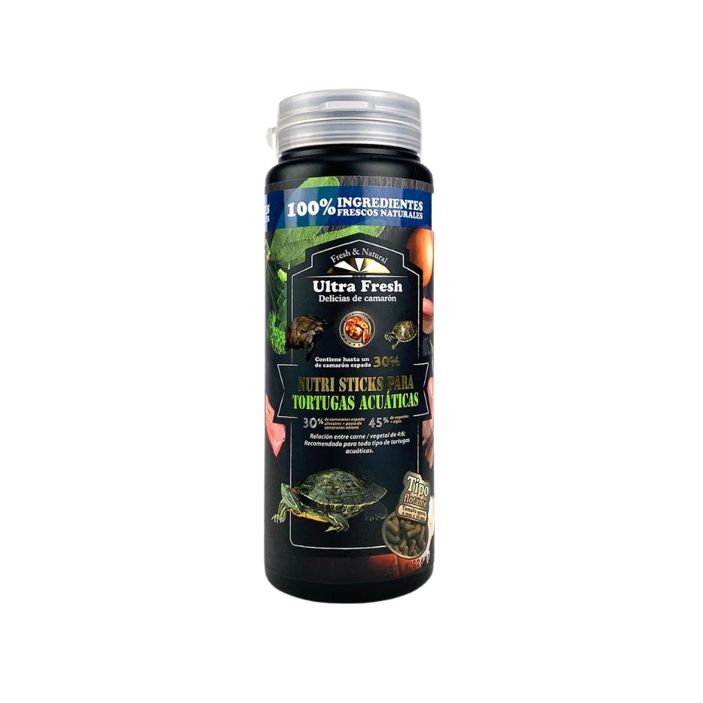 AZOO - Ultra Fresh - Turtle Nutri Stick - Alimento completo para Tortugas Acuáticas