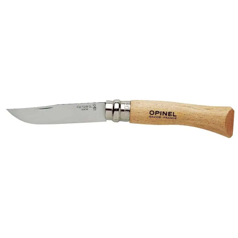 Opinel navaja inox n.7 virola bloqueo hoja 8,0cm 04427vri