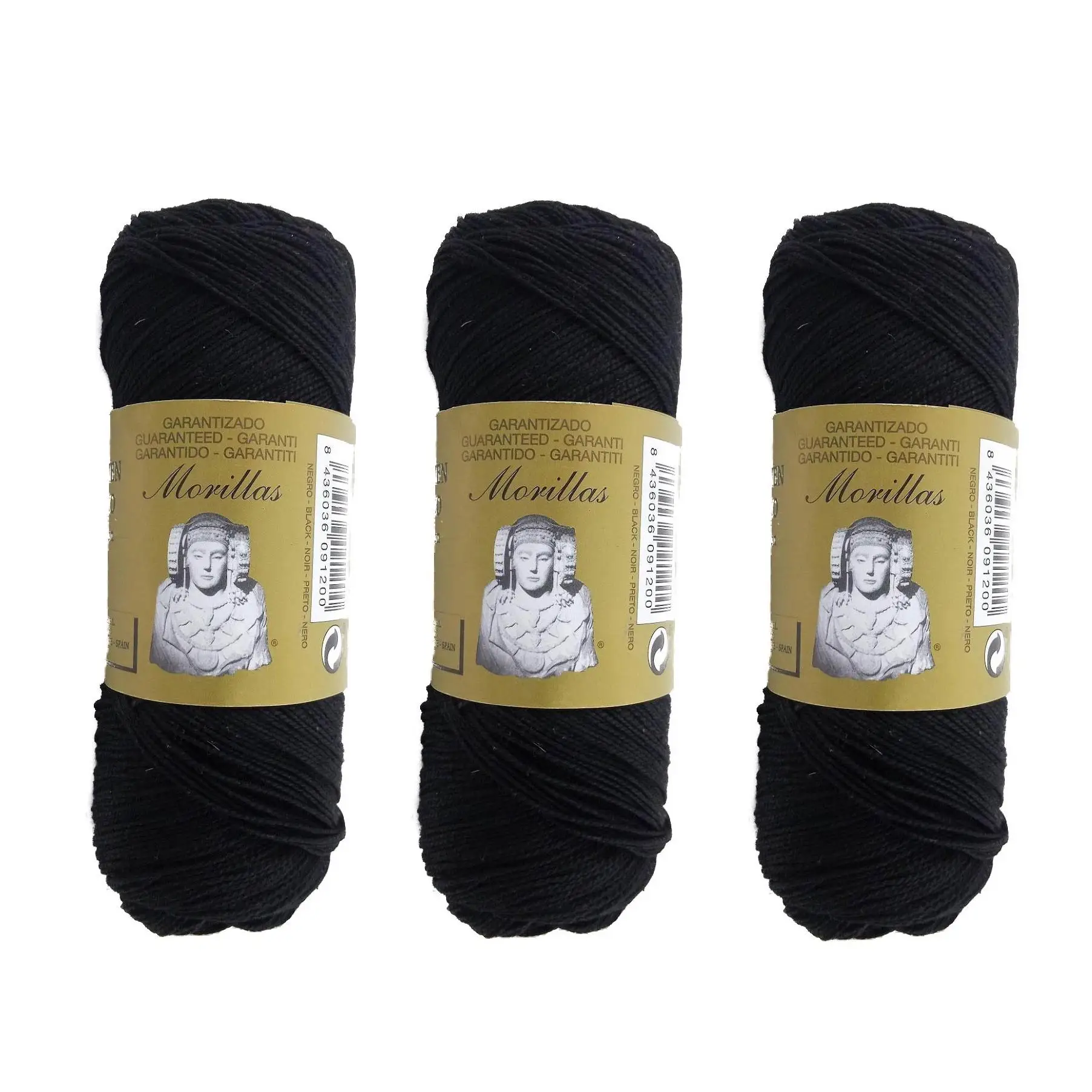 MORILLAS 3pcs Perlés en 5, 8 ó 12 a elegir - Hilo de Algodón para Ganchillo Hilado 100% Algodón para DIY y Tejer a Mano (1u*70 g), Enviado desde la fábrica en  España