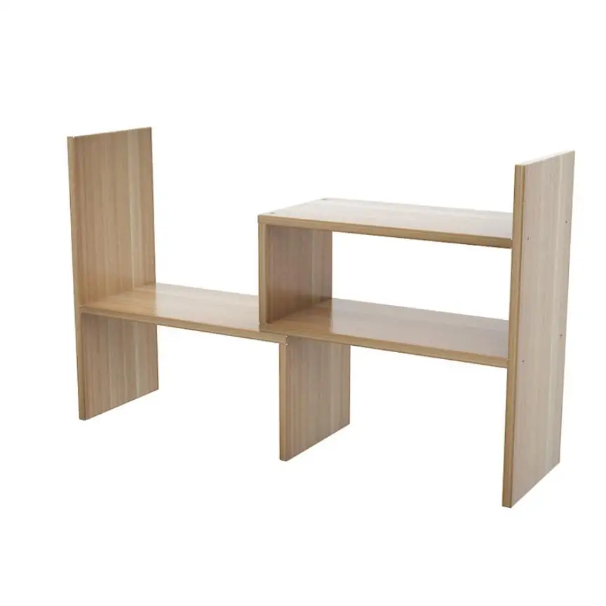 Estantería pequeña de escritorio MESA para habitación, mueble de almacenamiento de CD, soporte de libros económico Simple, organizador de libros almacenamiento para niños, para revistas, muebles