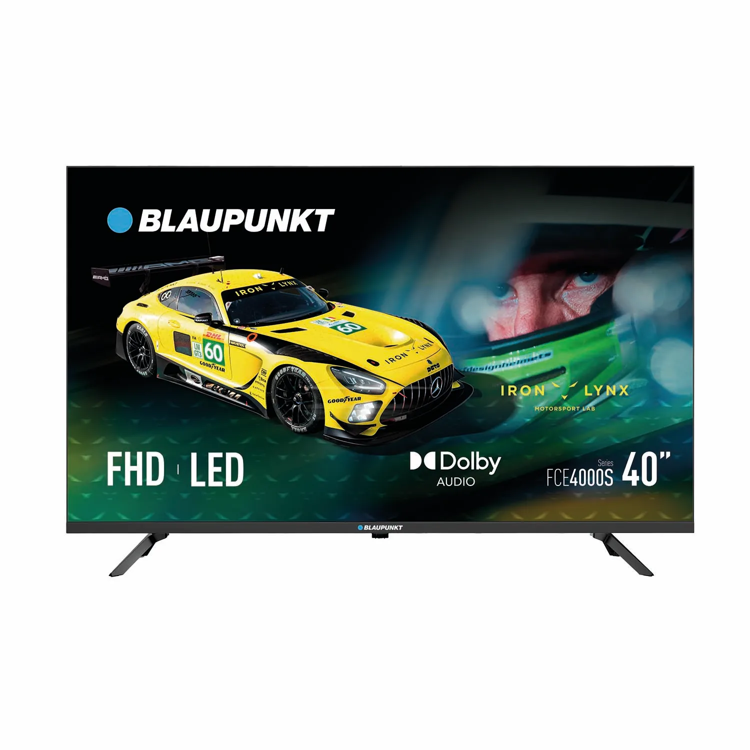 BLAUPUNKT TV 40" Full HD LED, Non OS, HDMI/USB, Sintonizador DVB-S2/T2, 40FCE4000S