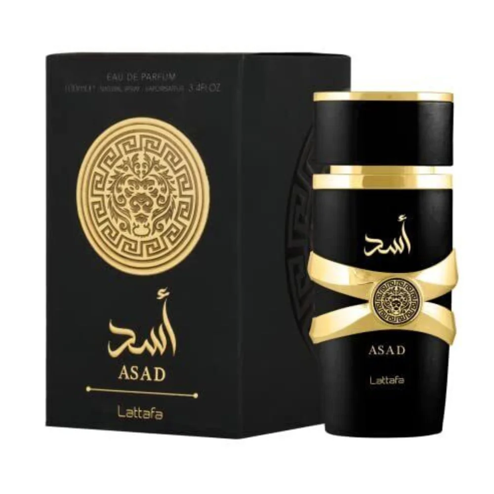 Perfume Arabe Asad de Lattafa 100 ml – Poder Intenso y Sofisticación Oriental, 100% Original de Lujo Árabe