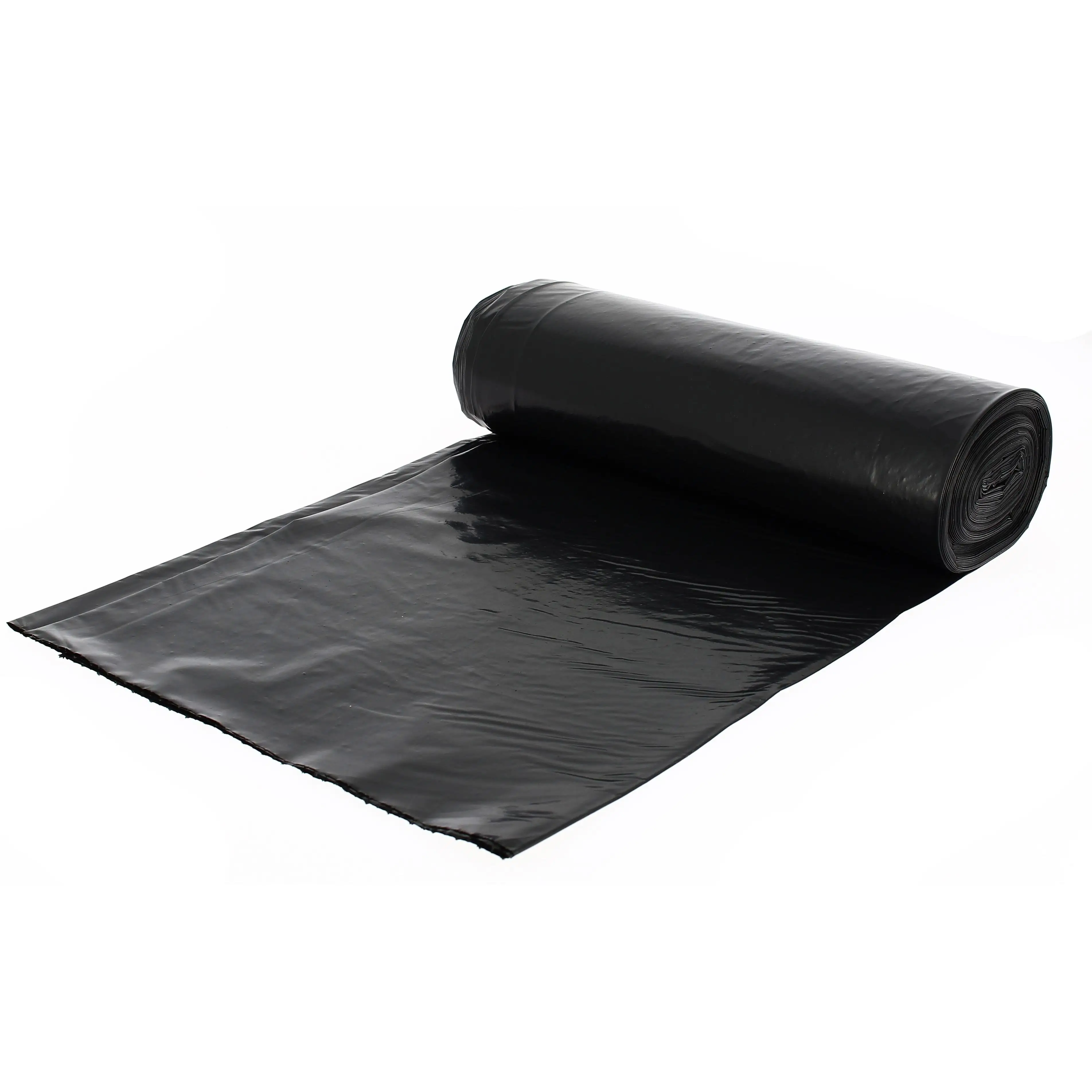 MONOUSO | Bolsa Basura Negra 55x60cm Cierre Fácil (15 Uds)