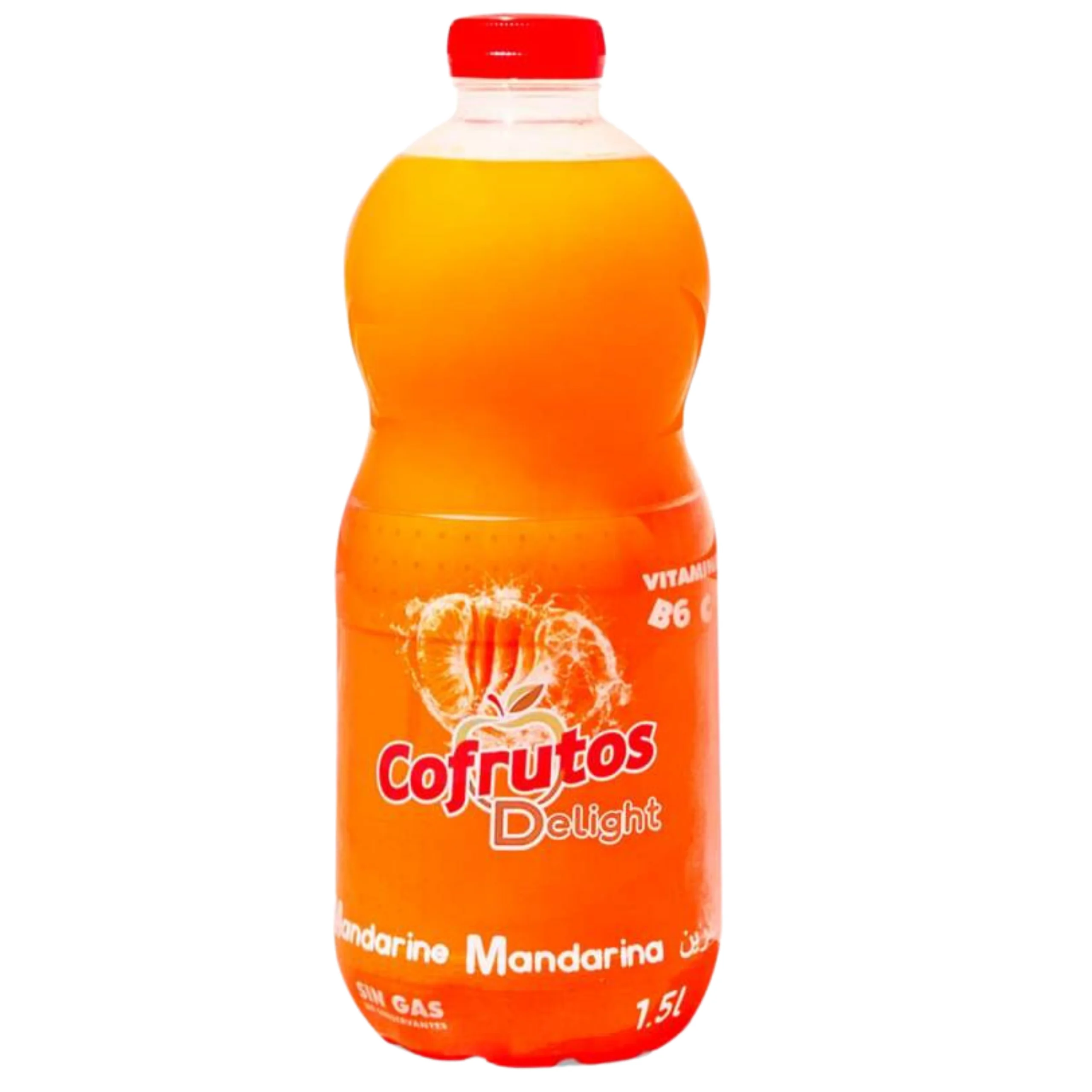 COFRUTOS- DELIGHT BEBIDA REFRESCANTE 1,5 l MANDARINA-NARANJA