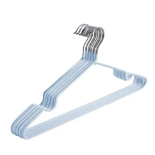Euroxanty Perchas Antideslizantes de Metal con Recubrimiento de Goma en 5 Tonos de Color