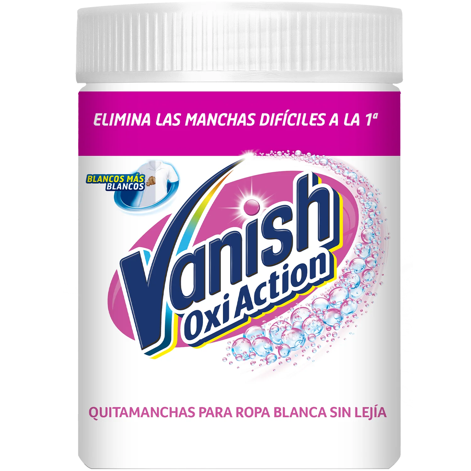 Vanish Oxi Action Quitamanchas blanqueador para la Ropa Blanca Polvo 900 GR