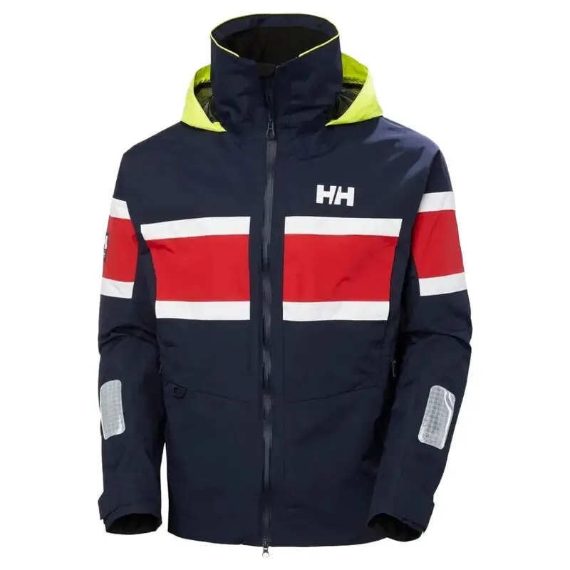 Cazadora Azul Helly Hansen Salt Original Sailing Jacket Navy Impermeable y Transpirable