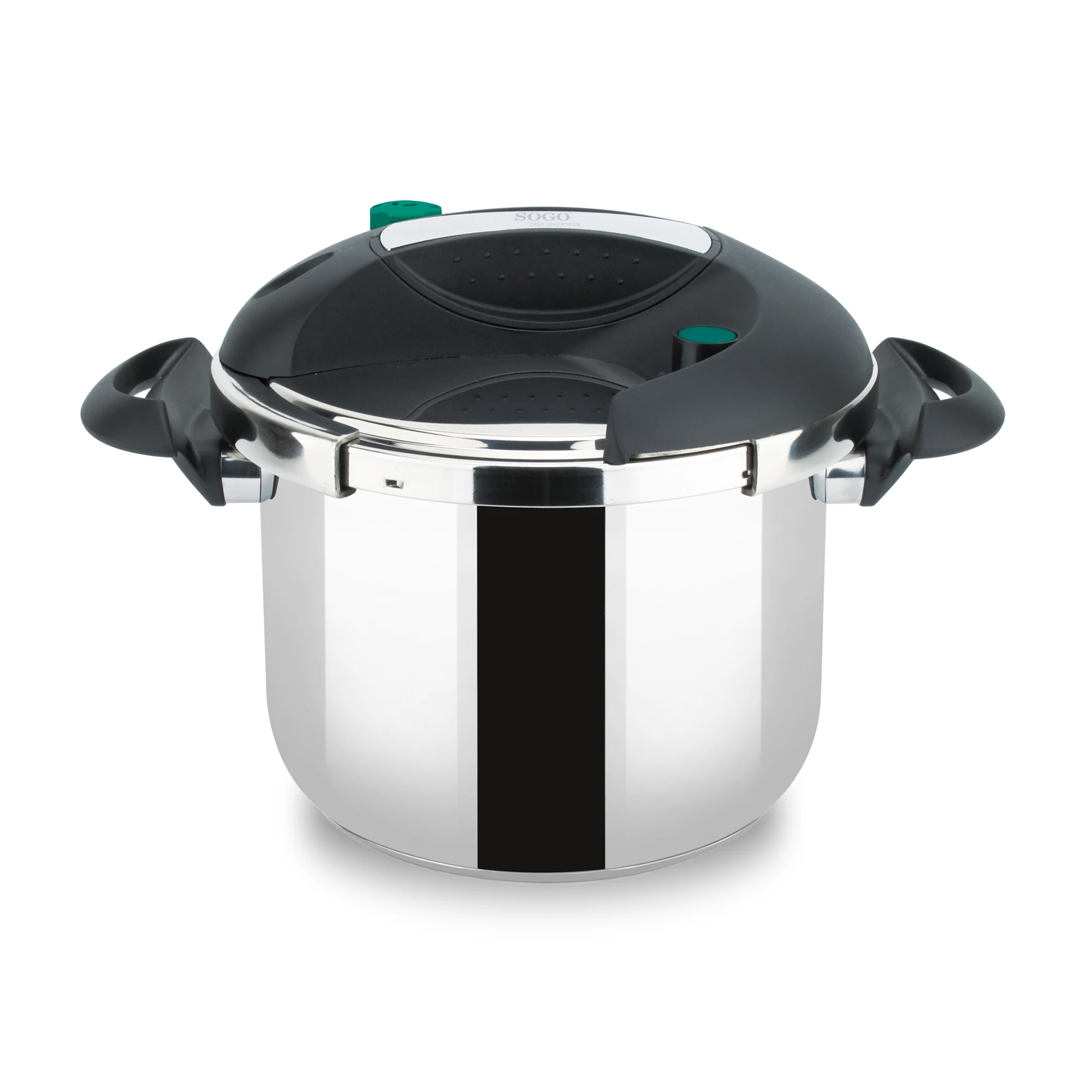 OLLA A PRESIÓN RÁPIDA SOGO - ABRE FÁCIL - DIÁMETRO 24 CM - INOX - 10L