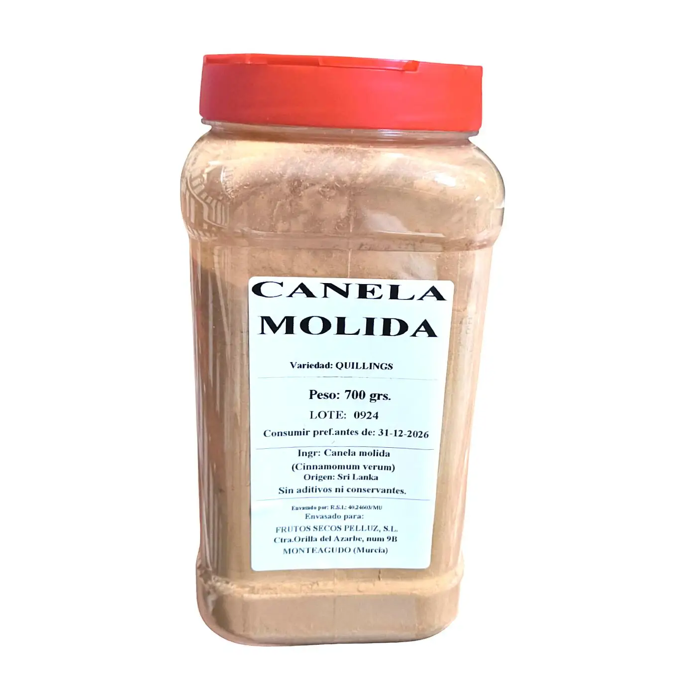 Canela Molida Quillings 700 gr - Especias Pelluz: Sabor y calidad garantizada para tus recetas