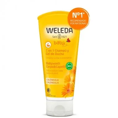 Calendula shampoo and shower gel 200ml. Weleda