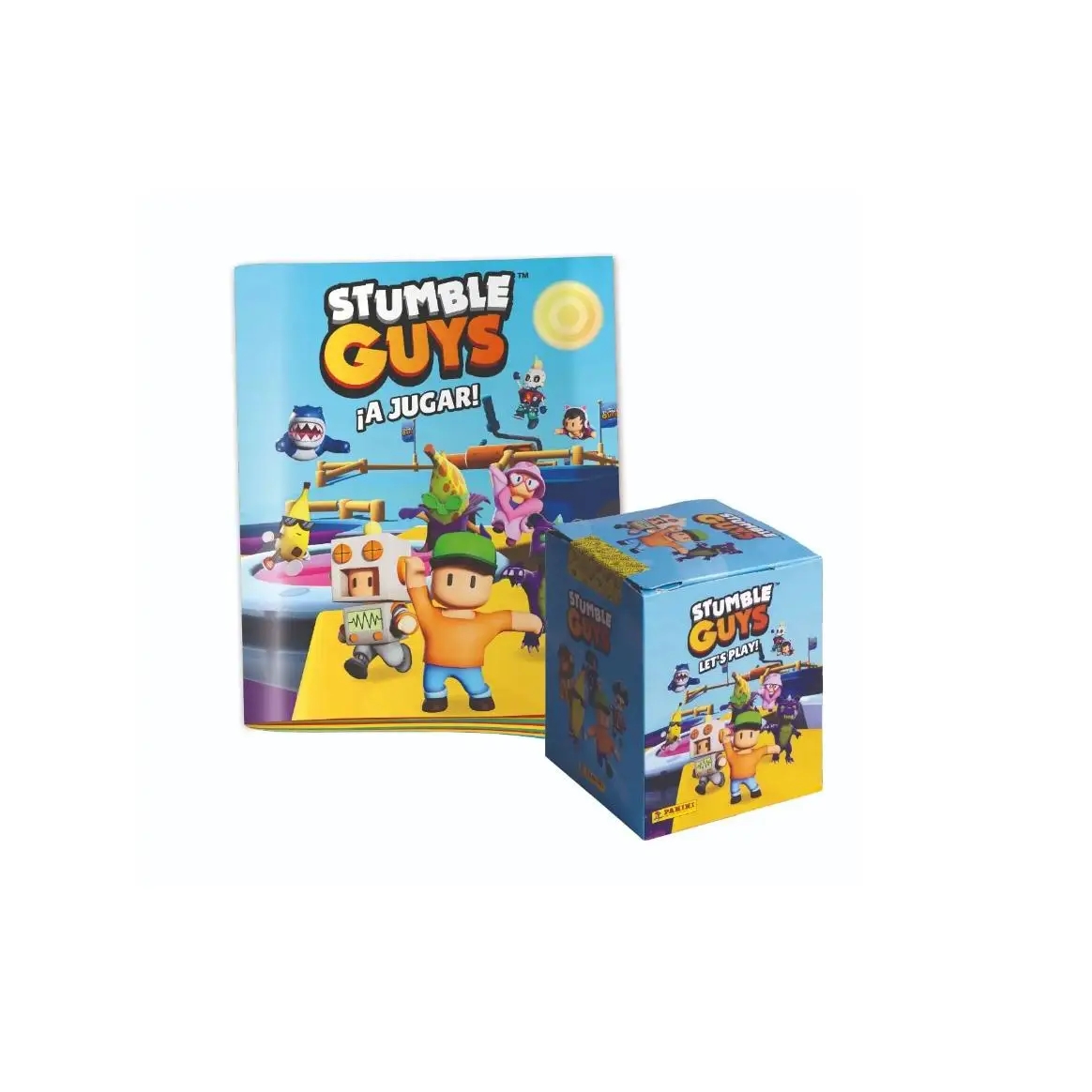 Panini Cromos STUMBLE GUYS Sticker Collection Cromos de pegatina Caja 50 sobres y Album + caja 50 sobres a elegir oficial y original garantizado