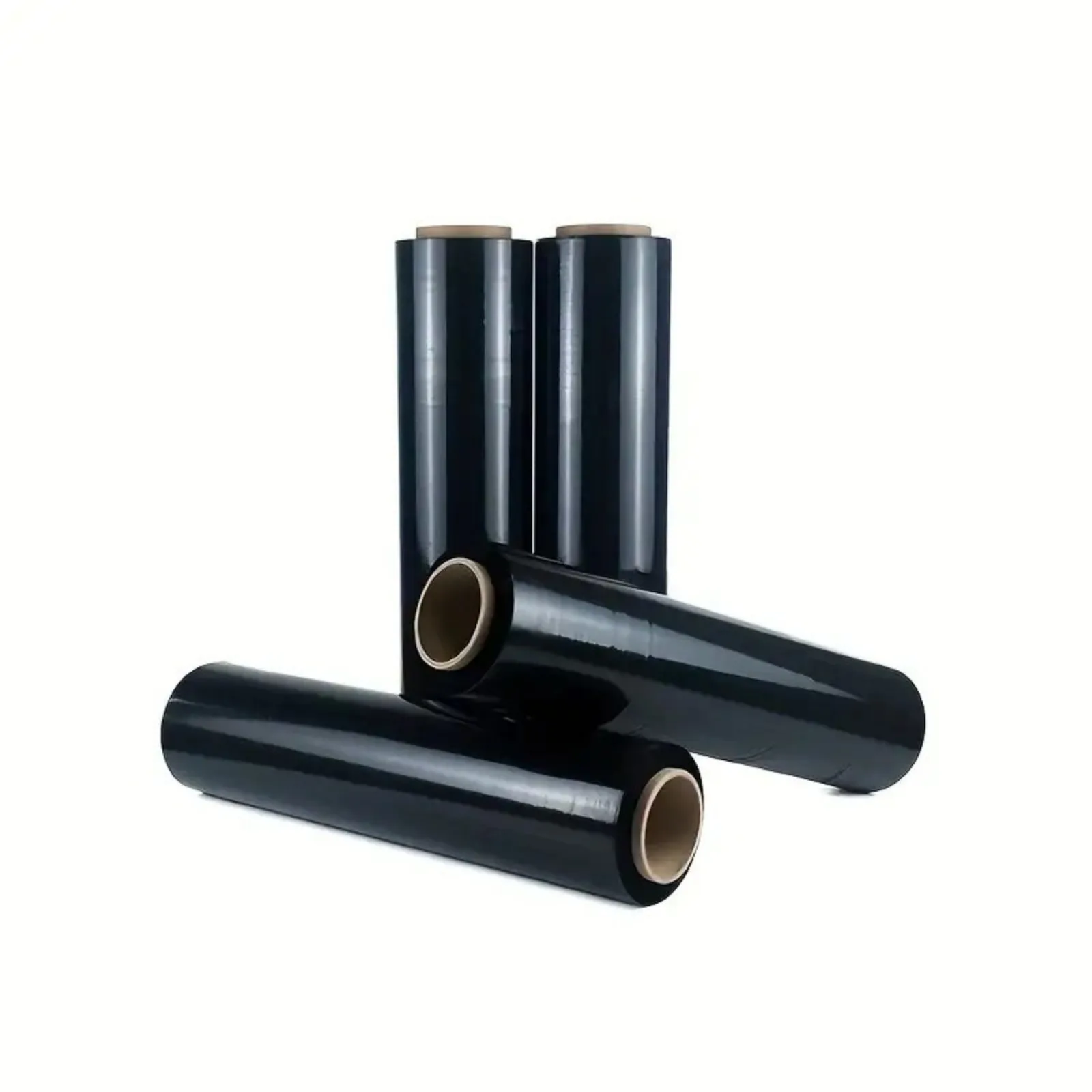 Film Estirable Negro para Embalaje (50 cm x 1,20 kg) | Envoltura de Alta Resistencia para Protección, Almacenamiento y Paletización