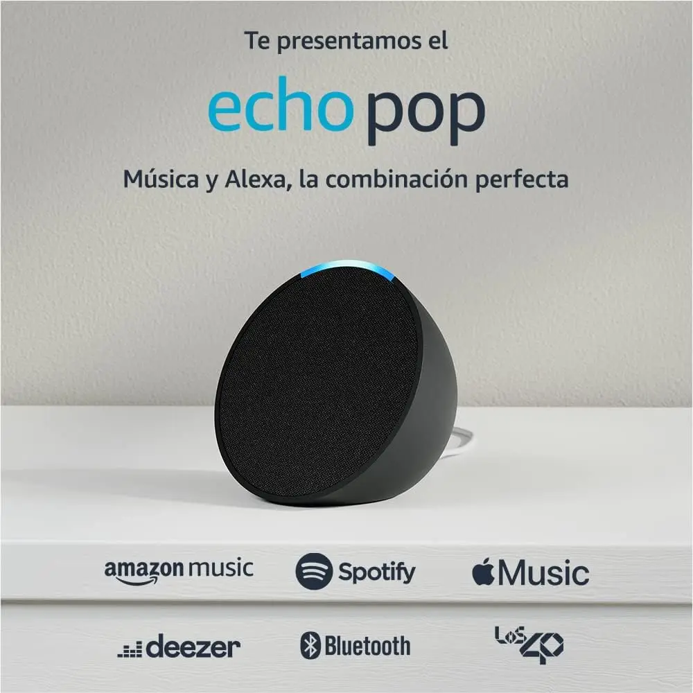 Echo Pop Bluetooth smart speaker with Alexa powerful and compact sound AMAZON