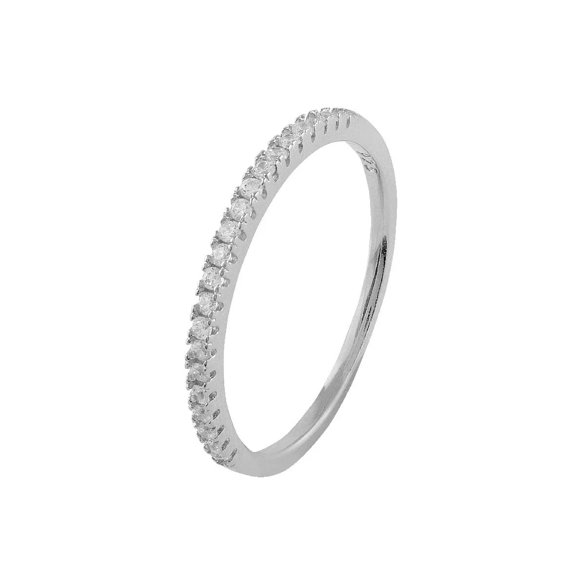 Itemporality Steffi silver and white zirconia ring