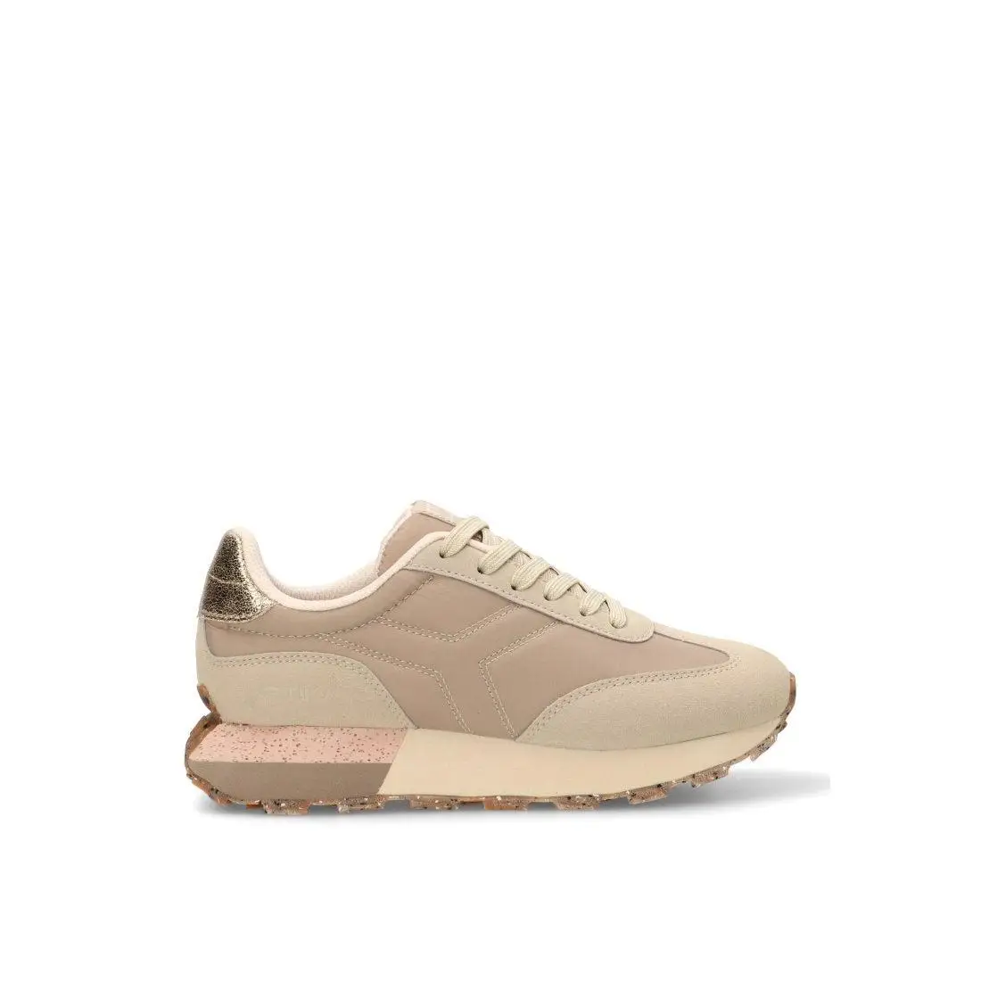 DEPORTIVO CASUAL CAMBRIDGE 50010 ETIKA, MUJER ORO ETIKA