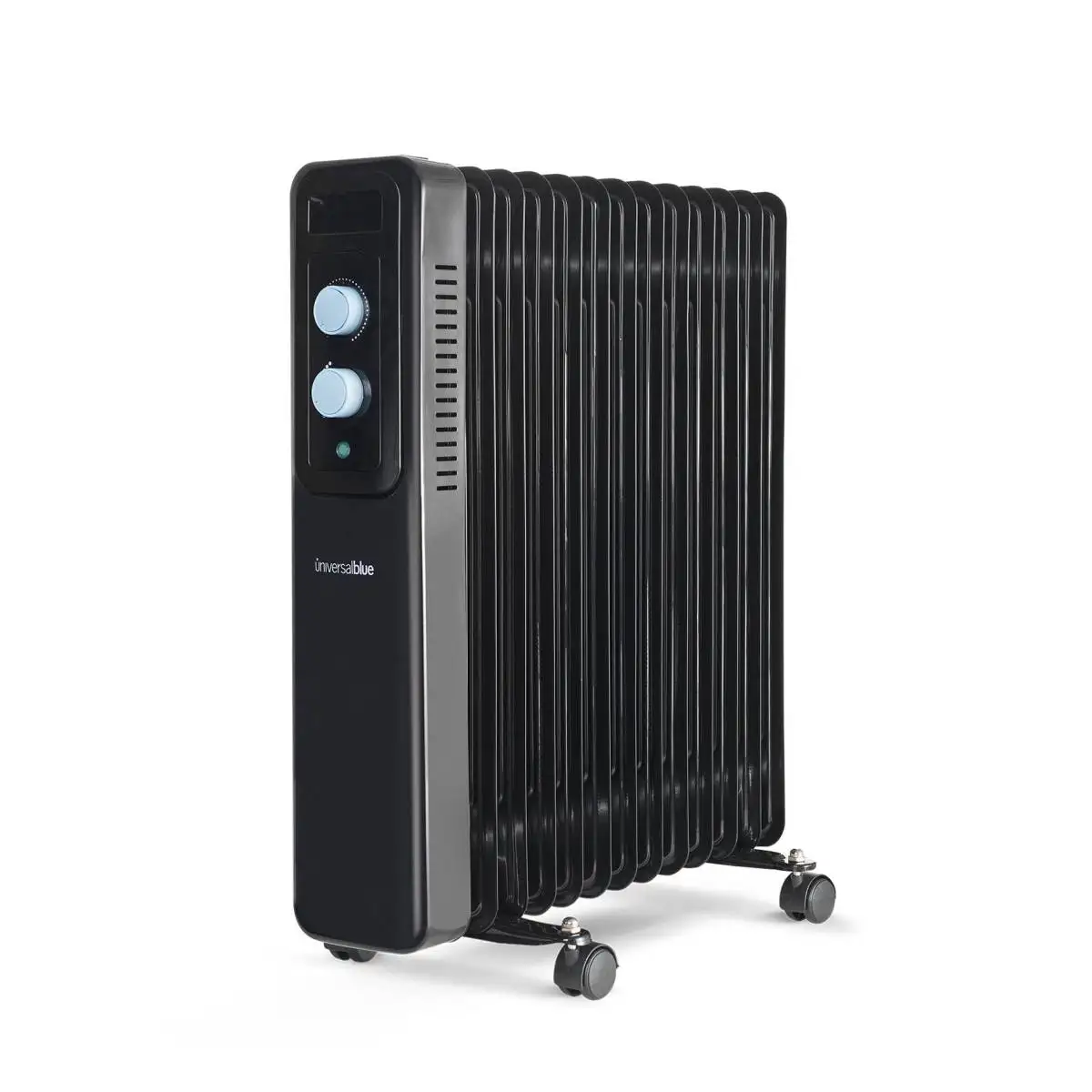 UNIVERSALBLUE VARADERO oil radiator 2025 2500W-uniform heat-adjustable thermostat-black and blue design