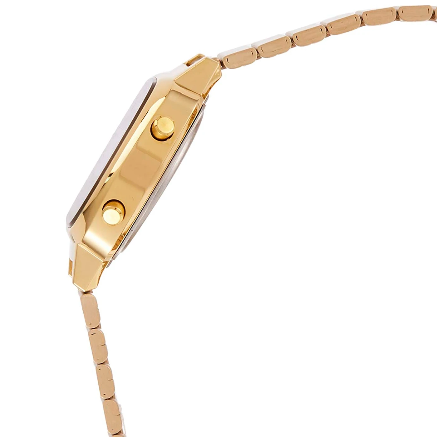 Casio la670wega-9ef digital watch with calendar for women gold color.