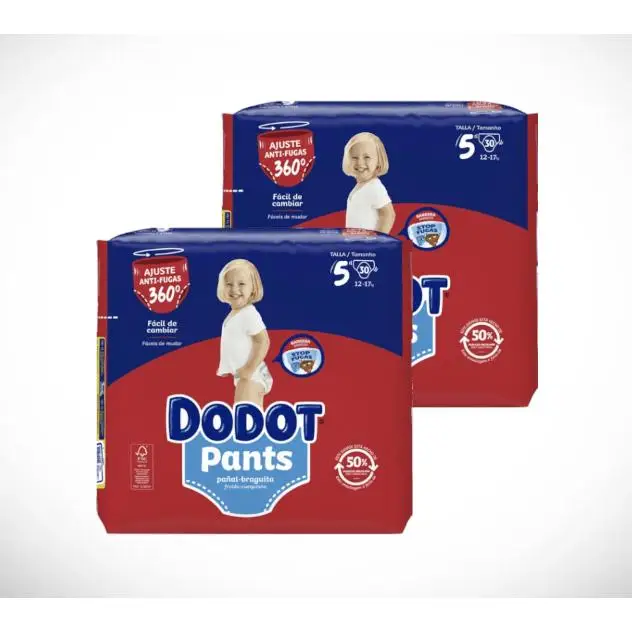 Various Pants Dodot T-5 Pack of 2 disposable diapers 12-17KG - 30 PCs