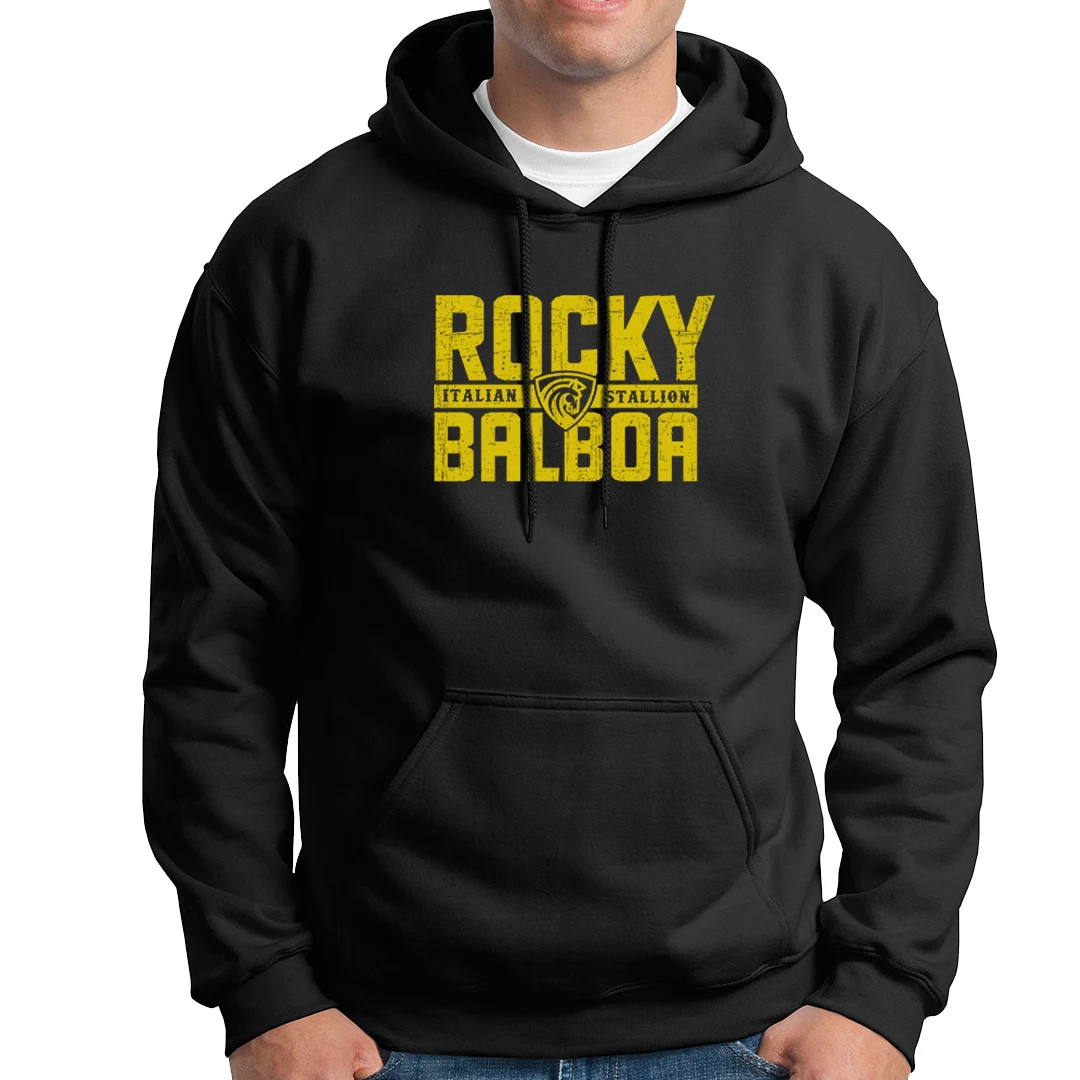 Rocky Balboa hoodie. Boxing. Believe. Apollo. Ivan Drago. Clubber Lang. Mickey. Various colors. All sizes.