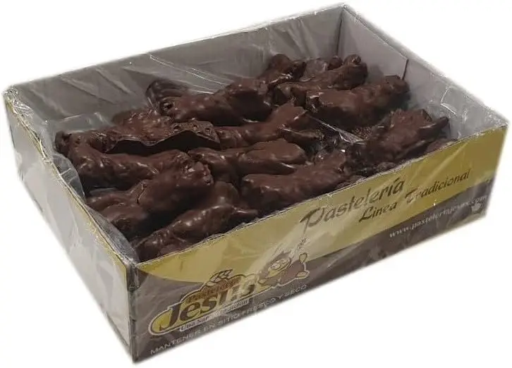 N/puff pastry ribbons Jesus - 2,5 Kilos-Chocolate covered-artisans