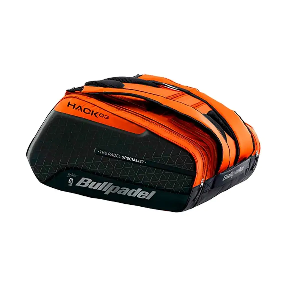 BULLPADEL BPP-24012 HACK 2024 Naranja/Negro PAQUITO NAVARRO (Paletero)