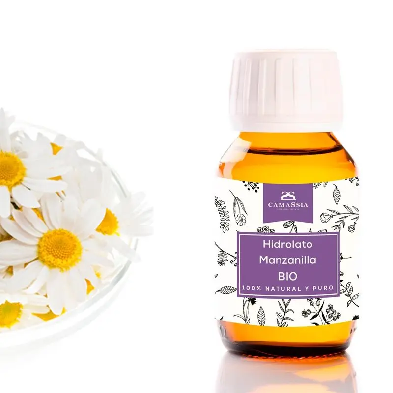 Camassia Hidrolato de Manzanilla BIO | Aguas Florales para Cosmética | 100% Natural y Puro - Sin Conservantes - de Agricultura Ecológica