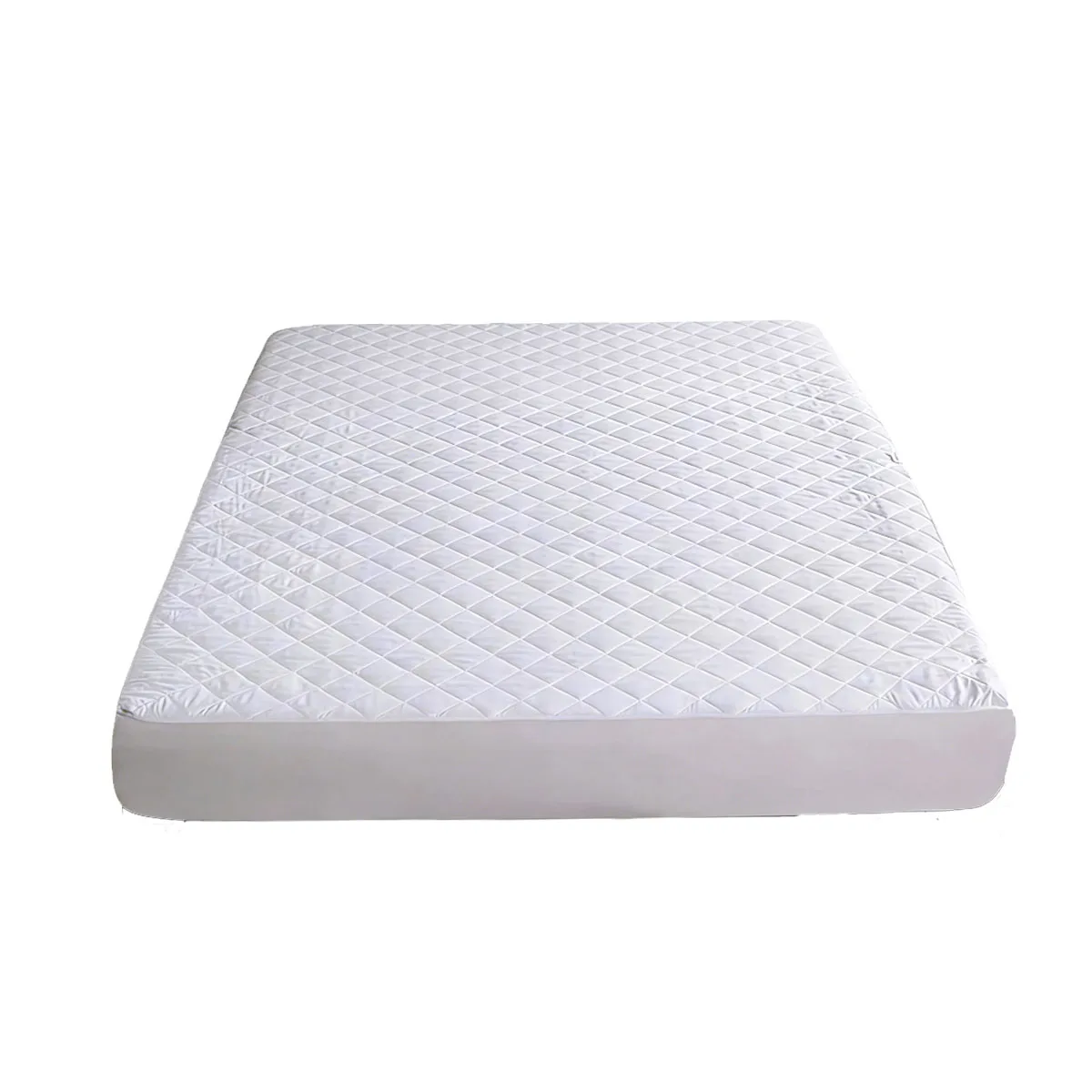 EasySpeed Para colchones de 30 cm de espesor 90/135/150cm de ancho y 190/200 cm largo, Protector Colchón Espesor Estampado Rayas Blancas, Transpitable, Antiácaros