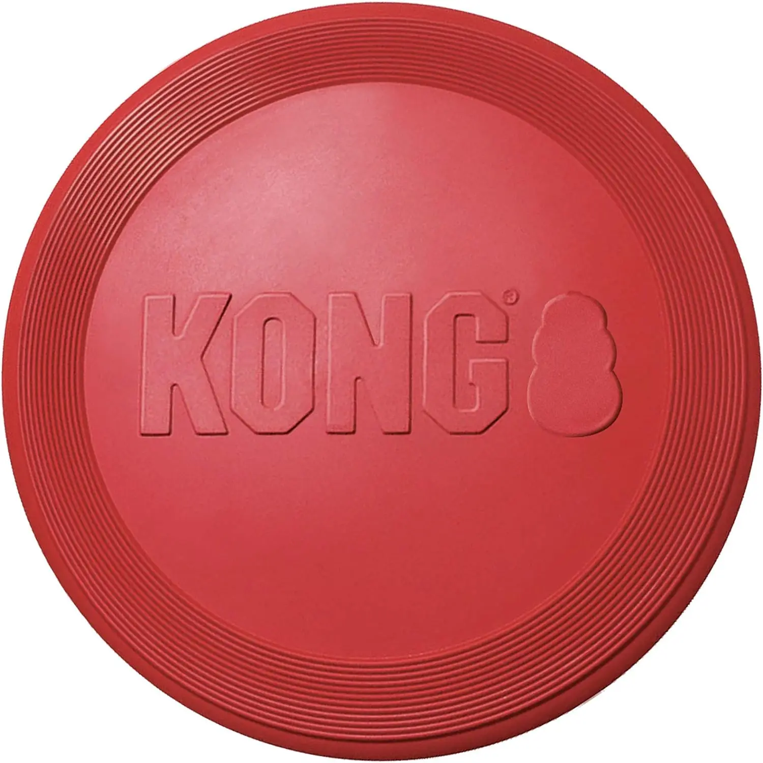 KONG Frisbee de Goma Classic Flyer para Perro Talla S