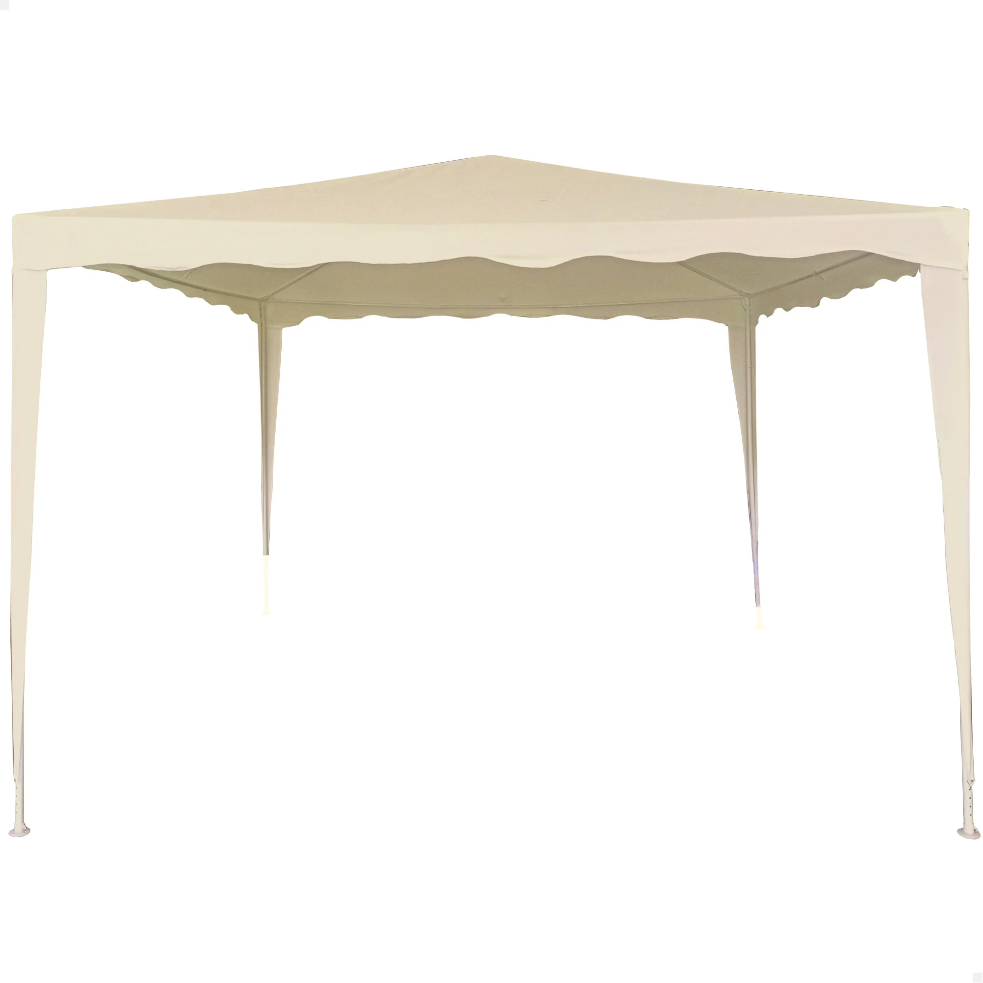Cenador desmontable jardín 300x300x250 cm crema Aktive