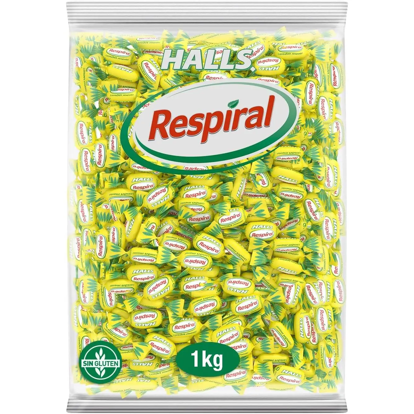 Breathing caramel lemon menthol-300 candies-caramel breath bag Kilo-Gluten free-lemon and menthol flavor