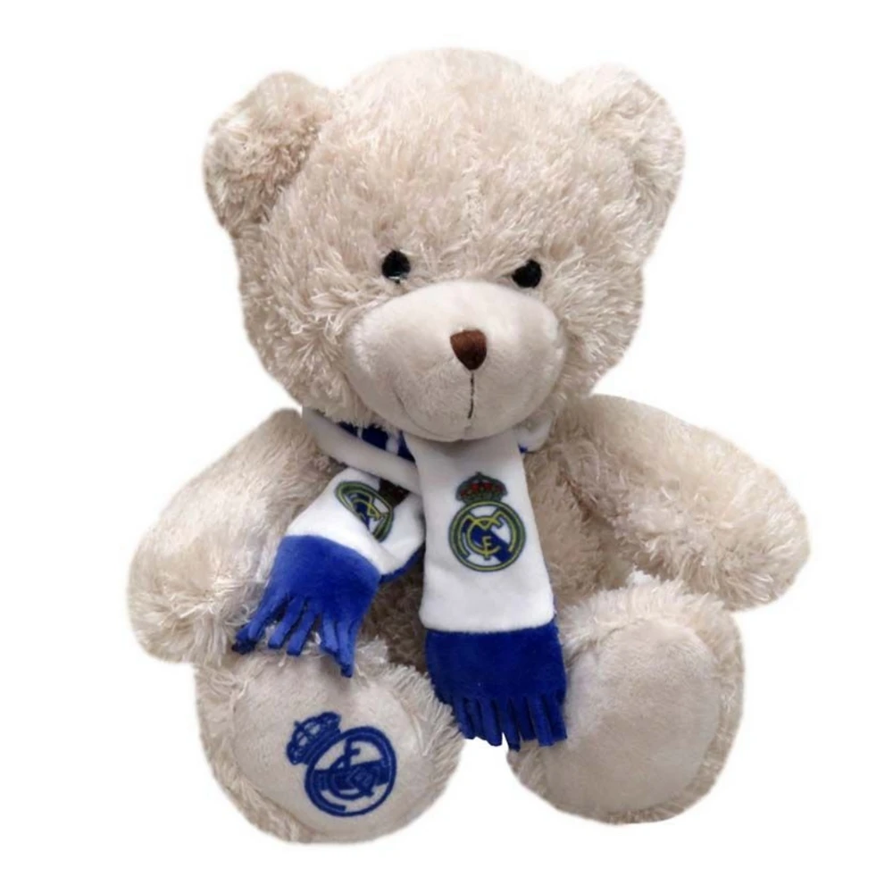 Real Madrid Peluche Oso Beige Oficial Original