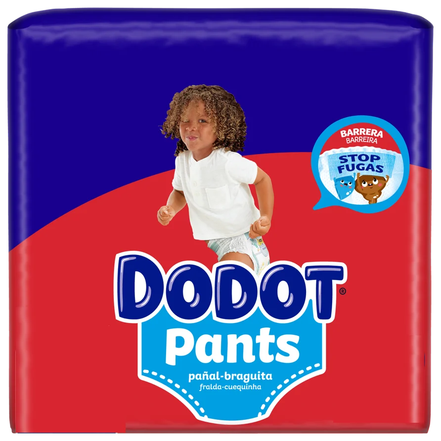 Dodot Pants pañal braguita Bebé seco Jumbo Pack tallas, 4,5,6.