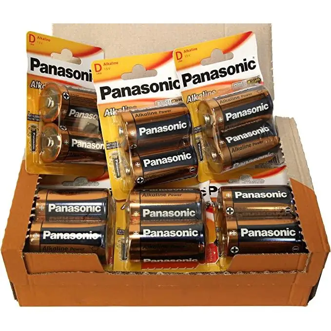 Panasonic POWER LR20 D - Pack of 24 alkaline batteries