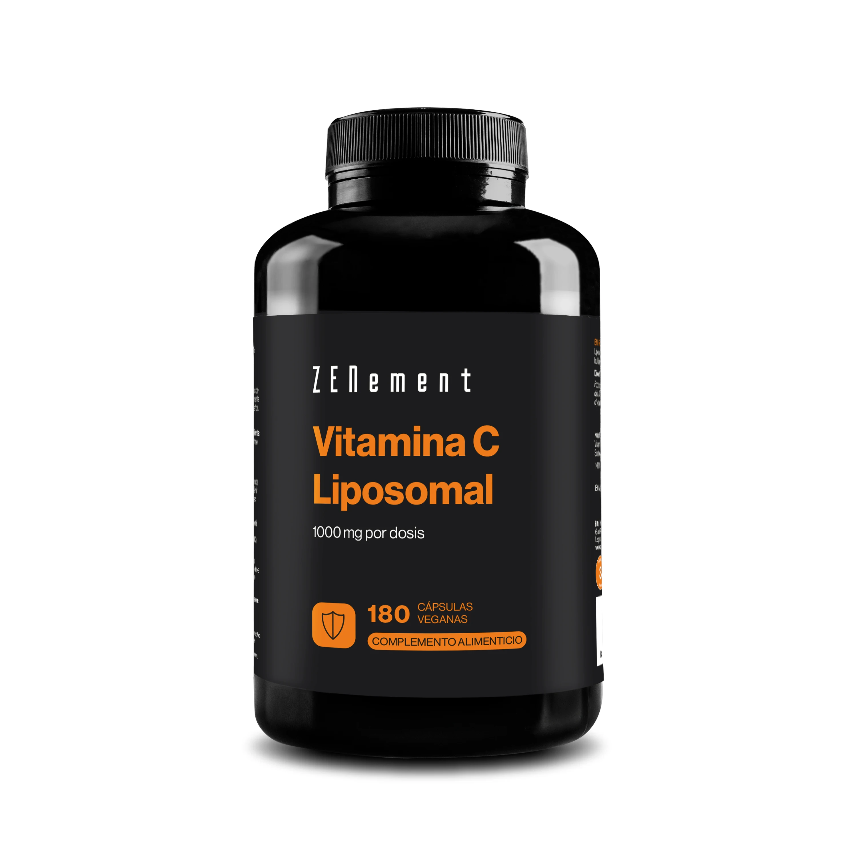 Vitamina C Liposomal 1000 mg por dosis - 180 Cápsulas Veganas Zenement