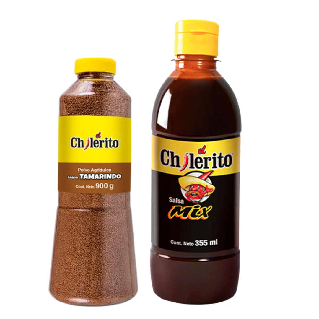Pack Chilerito Salsa Mix 355ml + Chilerito Polvo Tamarindo 255gr