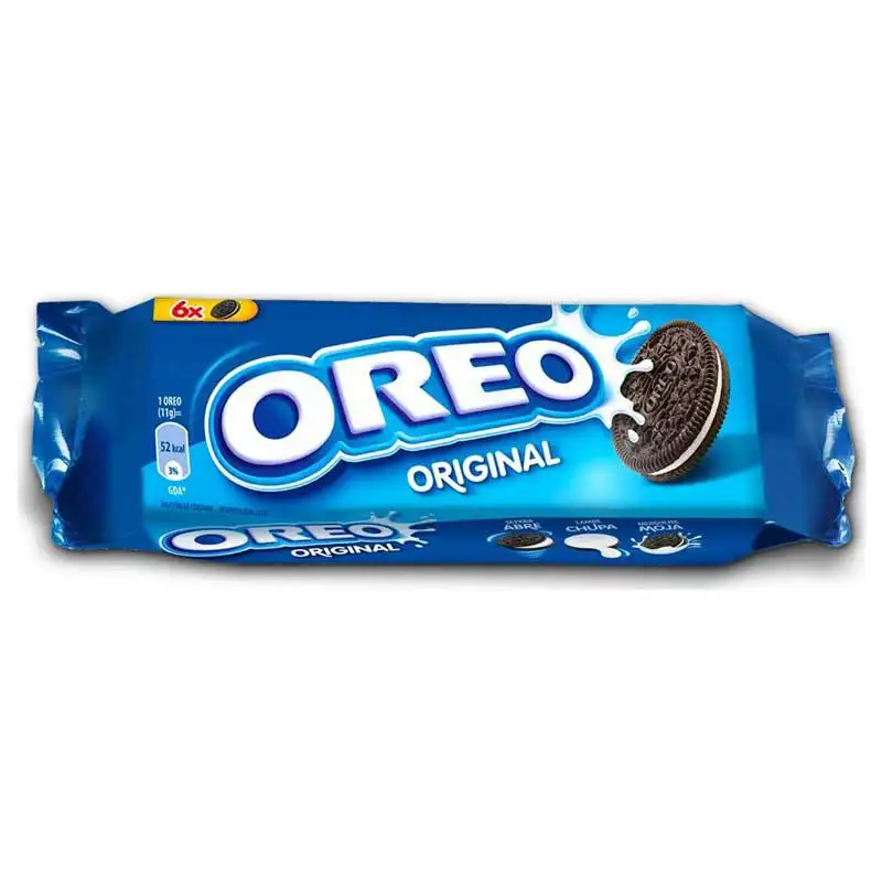 Original Oreo. Cocoa cookies filled with cream vanilla flavor. Box of 20 units x 66g