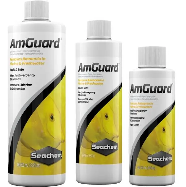 Protector Antiamoniaco Seachem Laboratories Inc Amguard 100ml - Detoxifica Amoniaco Tóxico - Seguro para Acuario
