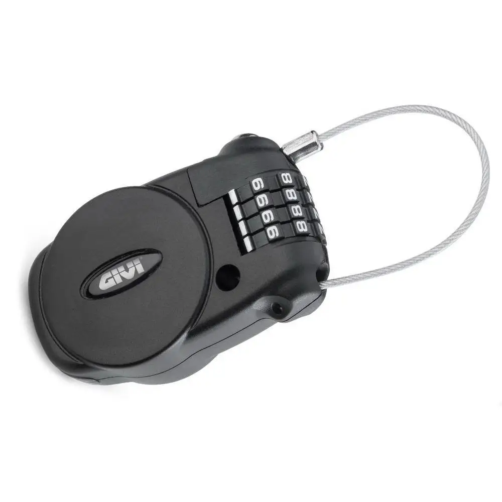 Givi Candado Casco C/cable Retractil+cierre Combinacion   Ce U