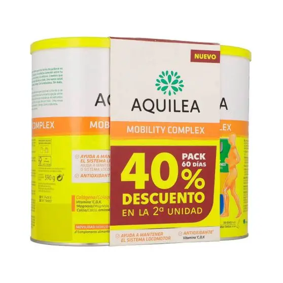 AQUILEA MOBILITY COMPLEX COLAGENO + MAGNESIO SABOR LIMON DUPLO 390+390G